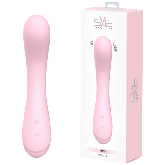 SXE Maya - Curve Silicone Vibrator (Pink)