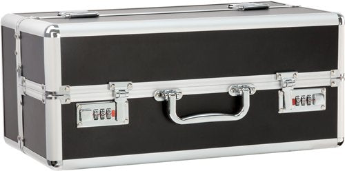 The Toy Chest Vibrator Sex Toy Case Storage - Large Black 15"x 8"x 7"