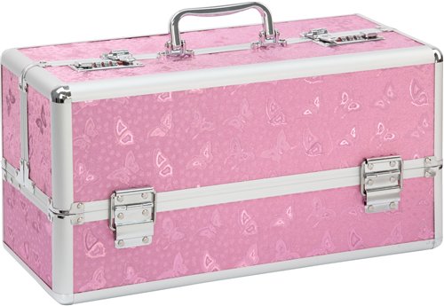 The Toy Chest -  Large Lockable Vibrator Sex Toy Case Pink 38cm x 20cm x 18cm