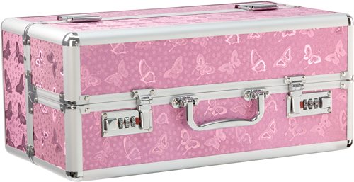 The Toy Chest -  Large Lockable Vibrator Sex Toy Case Pink 38cm x 20cm x 18cm