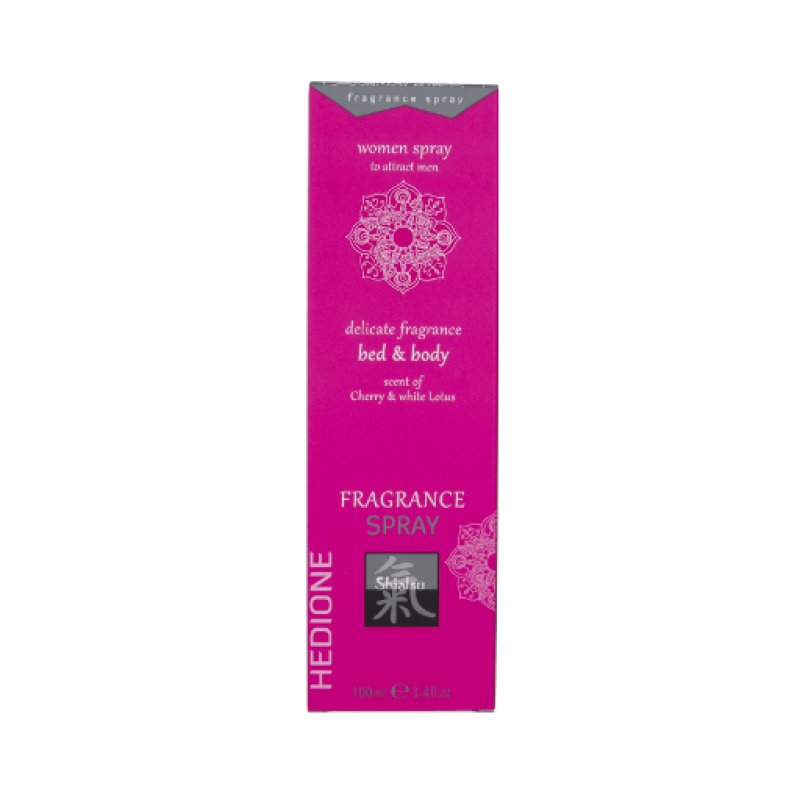 SHIATSU Bed & Body Spray - Cherry & White Lotus Scented Women Spray 100ml