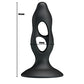 Pretty Love Butt Plug Silicone 4.1" x 1.3" Black