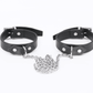 Love In Leather Leather Ankle Restraints.