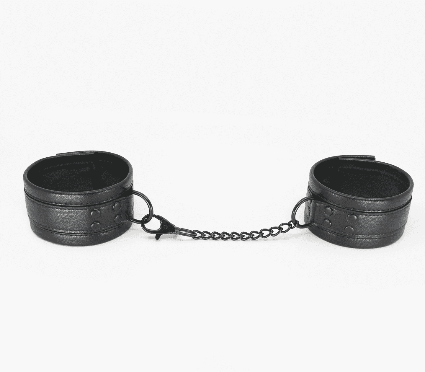 Love In Leather Faux Leather Ankle Restraints