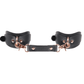 Love In Leather Shaped Faux Leather Ankle Cuffs