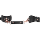 Love In Leather Shaped Faux Leather Ankle Cuffs