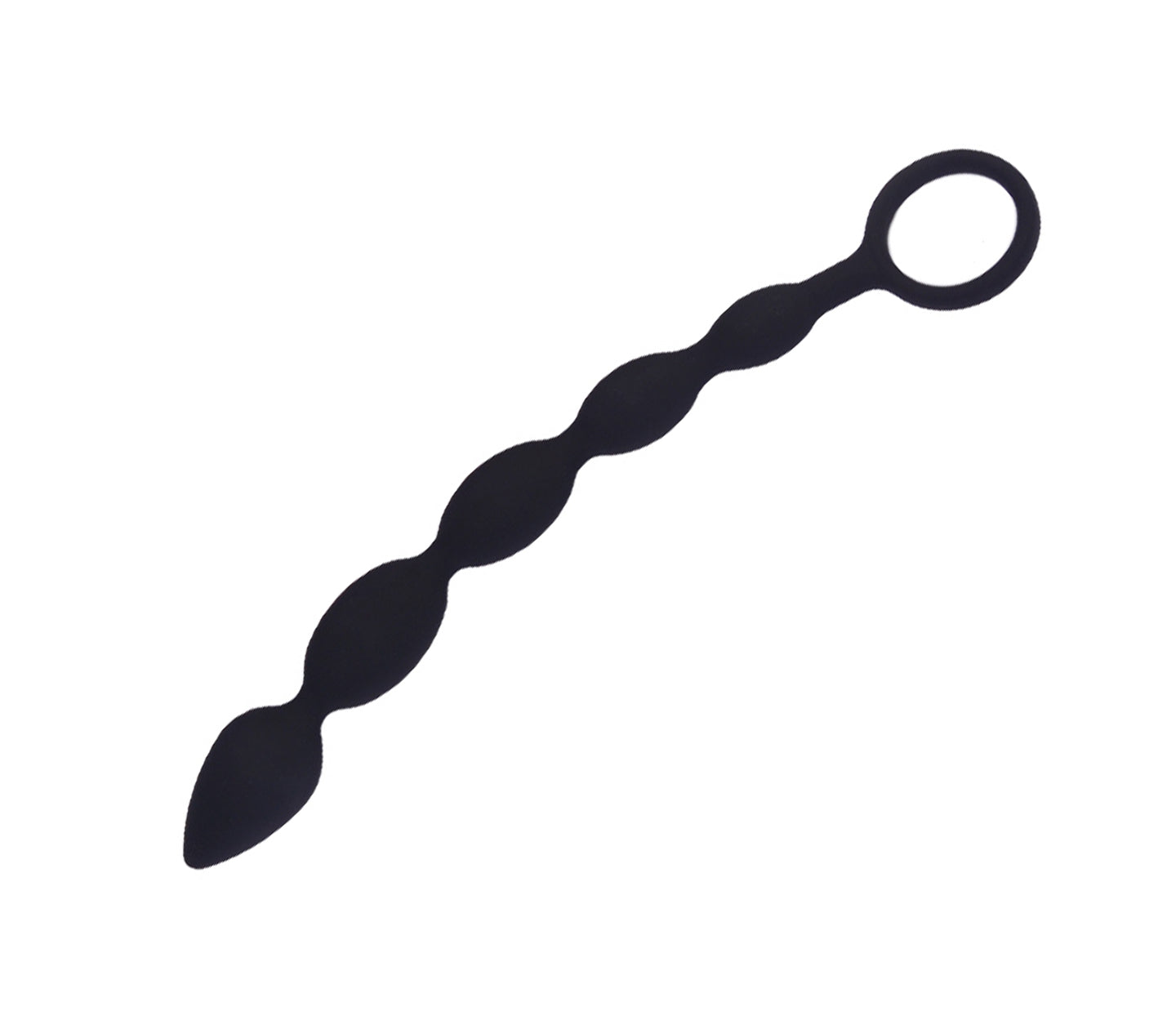 Love In Leather Silicone Anal Beads II