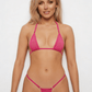 Love In Leather BIK002 Spandex Fabric Micro Bikini One Size - MULTIPLE COLOURS