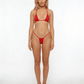 Love In Leather BIK002 Spandex Fabric Micro Bikini One Size - MULTIPLE COLOURS