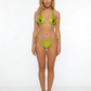 Love In Leather BIK003 Metallic Micro Bikini One Size - MULTIPLE COLOURS