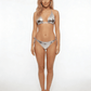Love In Leather BIK003 Metallic Micro Bikini One Size - MULTIPLE COLOURS