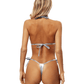 Love In Leather BIK004 Metallic Micro Bikini One Size - MULTIPLE COLOURS