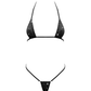 Love In Leather BIK005 Rhinestone Embellished Micro Bikini One Size - MULTIPLE COLOURS
