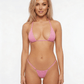 Love In Leather BIK005 Rhinestone Embellished Micro Bikini One Size - MULTIPLE COLOURS
