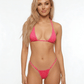 Love In Leather BIK005 Rhinestone Embellished Micro Bikini One Size - MULTIPLE COLOURS