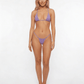 Love In Leather BIK005 Rhinestone Embellished Micro Bikini One Size - MULTIPLE COLOURS