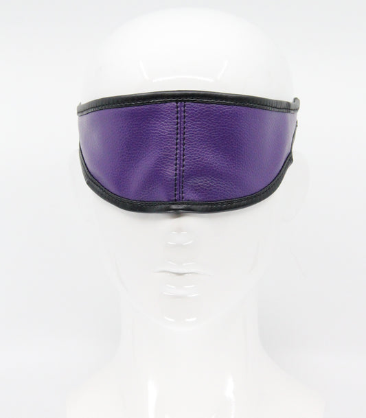 Love In Leather Grained Leather Blindfold BLI002