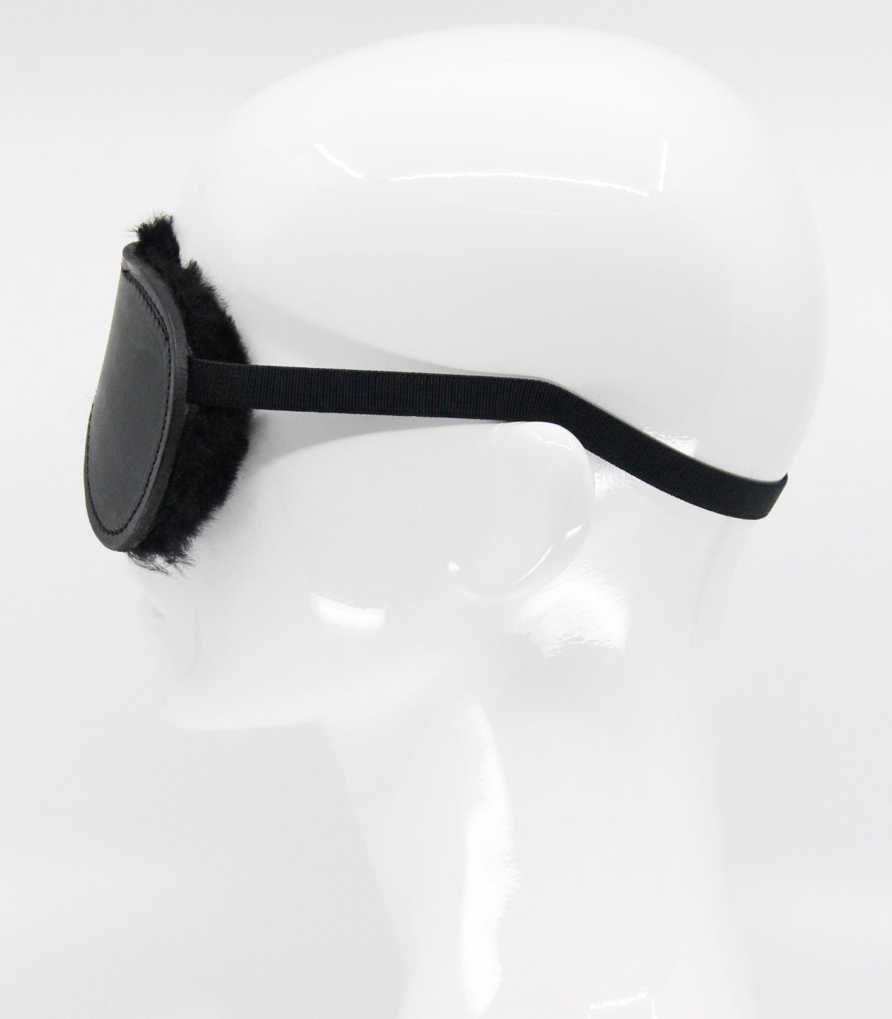 Love In Leather Sheepskin Lined Blindfold BLI004
