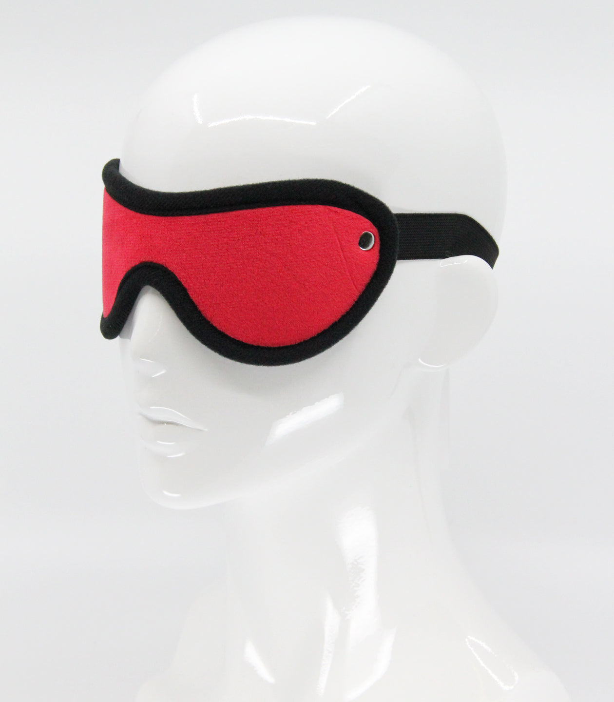 Love In Leather Soft Faux Fur Blindfold BLI016