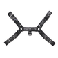 Love In Leather Black PU Bulldog Brace BRA019