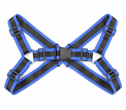 Love In Leather BRA020 Nylon Webbing Brace - MULTIPLE COLOURS