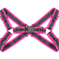 Love In Leather BRA020 Nylon Webbing Brace - MULTIPLE COLOURS