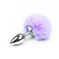 Love In Leather Bunny Tail Butt Plug - MULTIPLE COLOURS