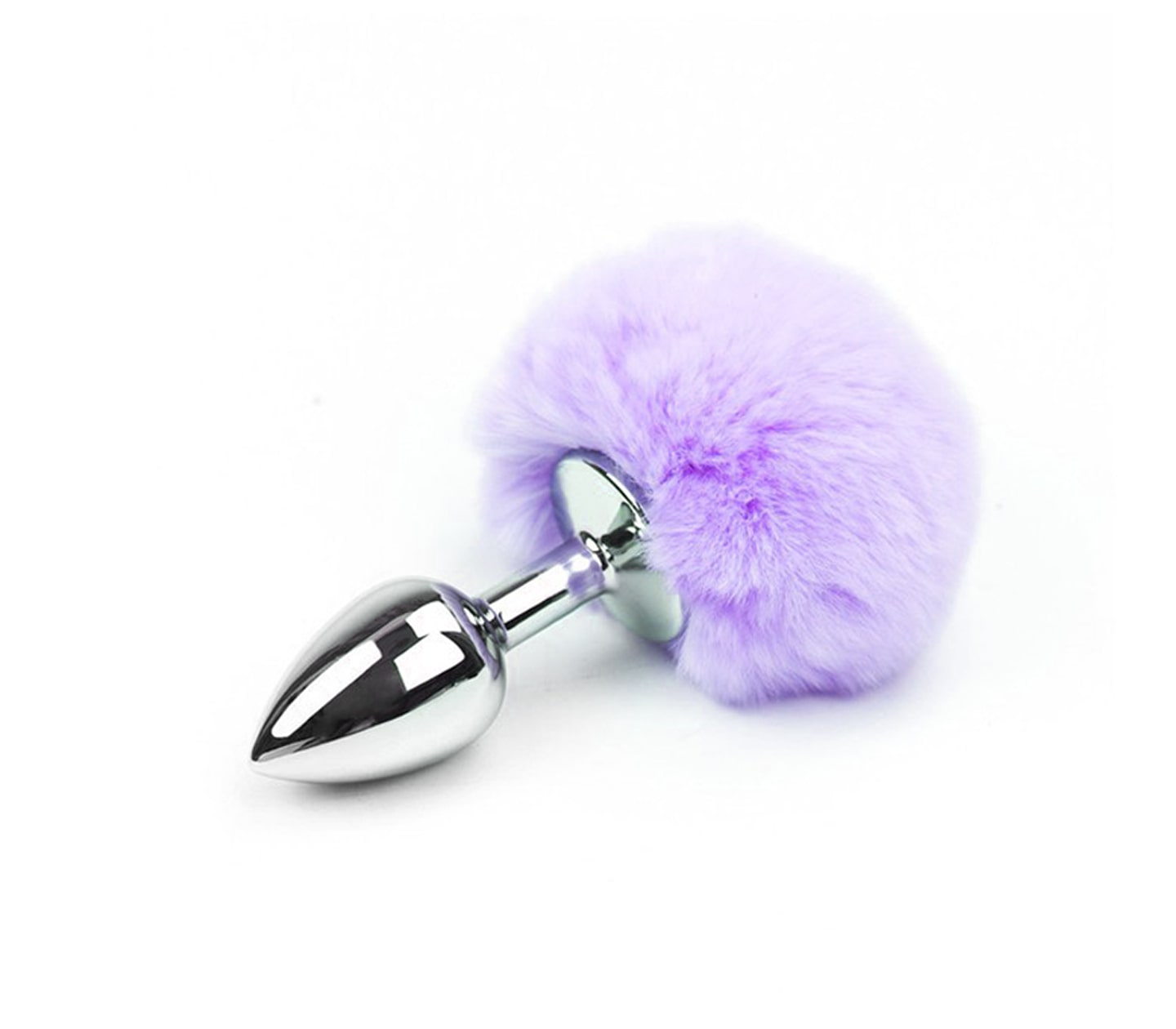 Love In Leather Bunny Tail Butt Plug - MULTIPLE COLOURS
