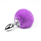 Love In Leather Bunny Tail Butt Plug - MULTIPLE COLOURS