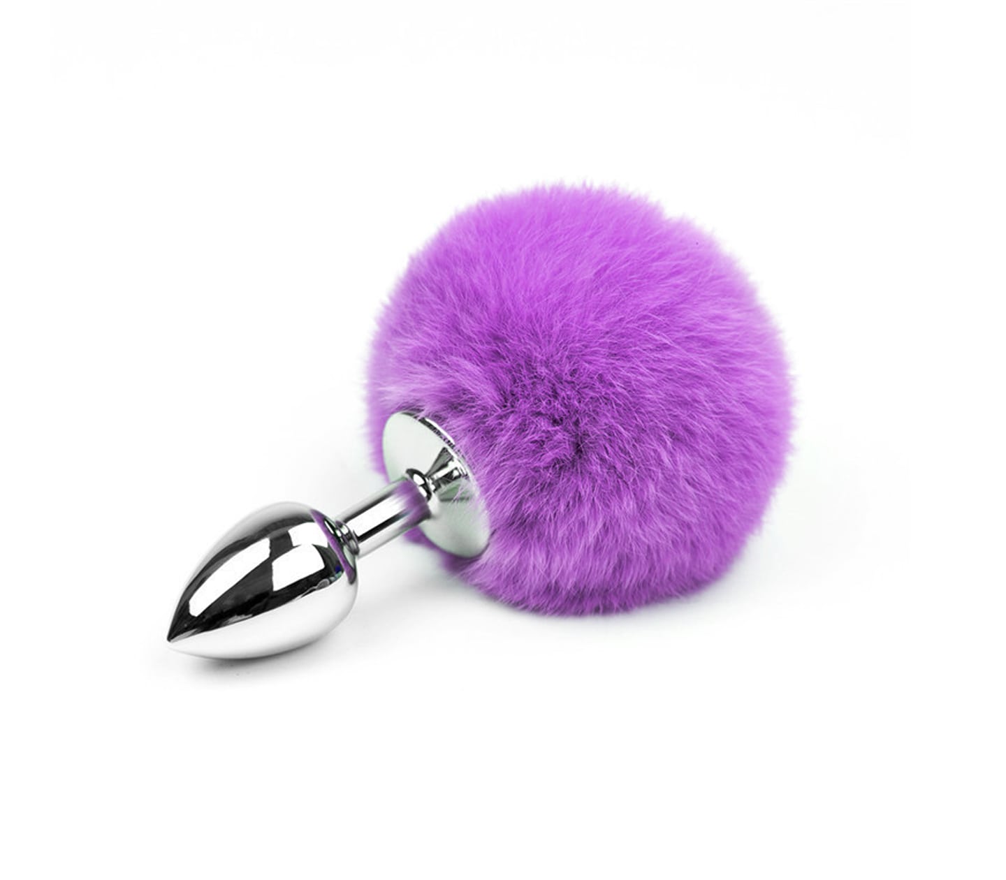 Love In Leather Bunny Tail Butt Plug - MULTIPLE COLOURS