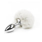 Love In Leather Bunny Tail Butt Plug - MULTIPLE COLOURS