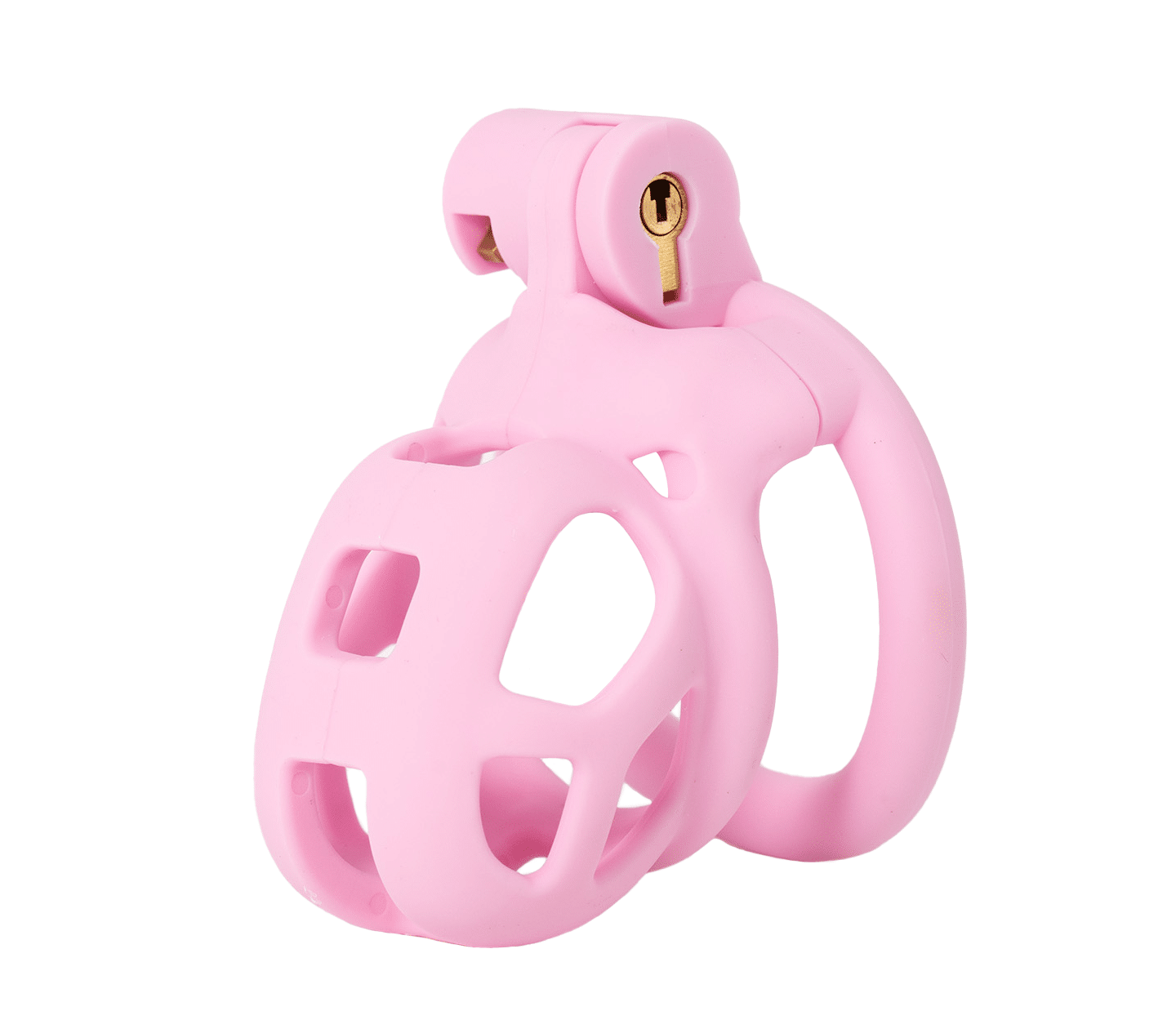 Love In Leather CAGE013 Micro Cock Cage Flat Chastity - MULTIPLE COLOURS