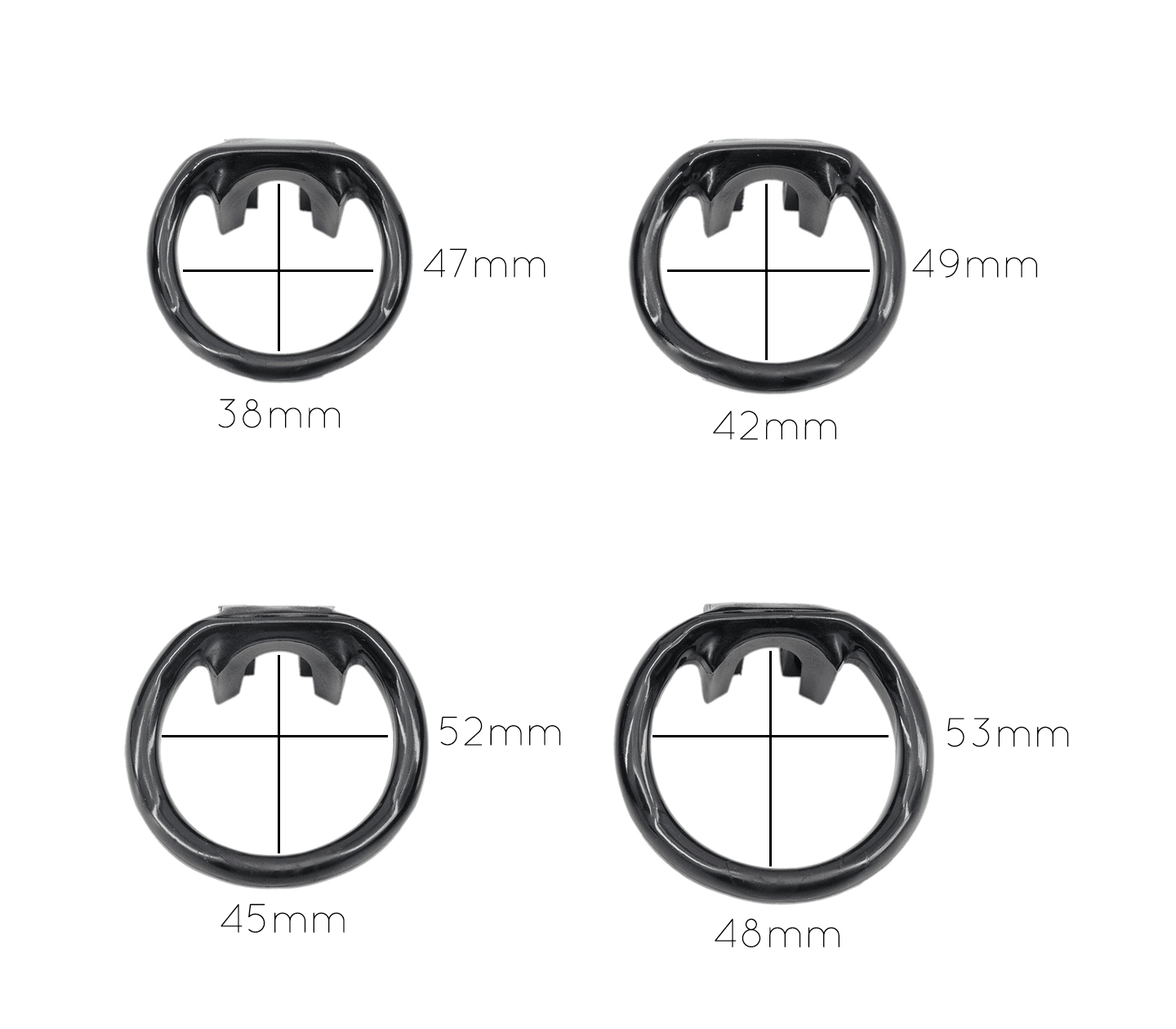 Love In Leather CAGE014 Resin Cock Cage - MULTIPLE COLOURS