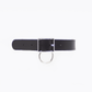 Love In Leather Faux Leather Collar With Double Sided Buckle Closure