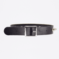Love In Leather Faux Leather Collar With Silver Dog Spikes