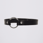Love In Leather Faux Leather Choker Collar With 40mm O-Ring