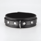 Love In Leather Wide Grain Leather Collar