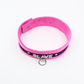 Love In Leather 'SLAVE' Diamanté Word Soft & Fluffy Collar