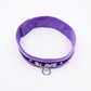 Love In Leather 'SLAVE' Diamanté Word Soft & Fluffy Collar