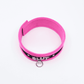 Love In Leather 'SLUT' Diamanté Word Soft & Fluffy Collar