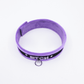 Love In Leather 'BITCH' Diamanté Word Soft & Fluffy Collar