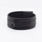 Love In Leather Faux Leather Collar & Lead Set with Matte Black Metal Hardware