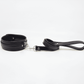 Love In Leather Faux Leather Collar & Lead Set with Gold Tone Metal Hardware