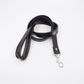 Love In Leather Faux Leather Collar & Lead Set with Gold Tone Metal Hardware