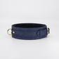 Love In Leather Faux Leather Collar & Lead Set with Gold Tone Metal Hardware