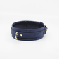 Love In Leather Faux Leather Collar & Lead Set with Gold Tone Metal Hardware