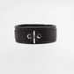 Love In Leather Leather Collar With Coloured Hardware