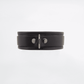 Love In Leather Leather Collar With Coloured Hardware
