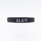 Love In Leather Silicone ‘SLUT’ Collar