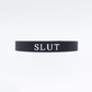 Love In Leather Silicone ‘SLUT’ Collar
